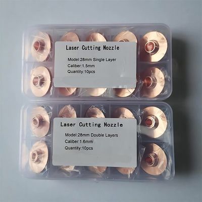 Laserschnitt Düse Schneidmaschine Zubehör Außendurchmesser 28 mm Höhe 15 mm
