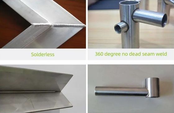Aluminium Kupfer SS CS MS Faserlaserschweißer mit Luftkühlsystem 1500W Handheld