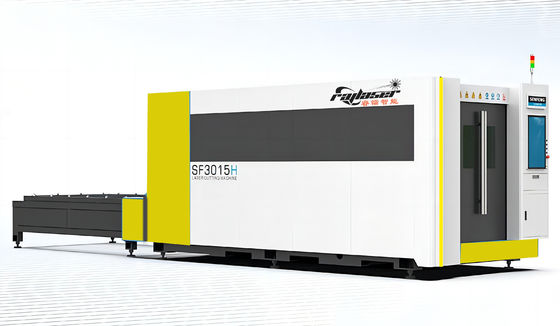 3000w Wirtschaftliche Lasermaschine zum Schneiden von Metallblechen mit vollständig geschlossener Abdeckung
