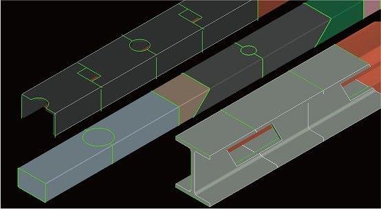 Produkt 3D-Rohrlaserschneidemaschinen mit Wasserkühlung und Steuerungssoftware FSCUT5000B