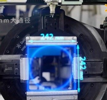 MAX Raycus Lasermaschine zum Schneiden von Fasern für kleine Rohre