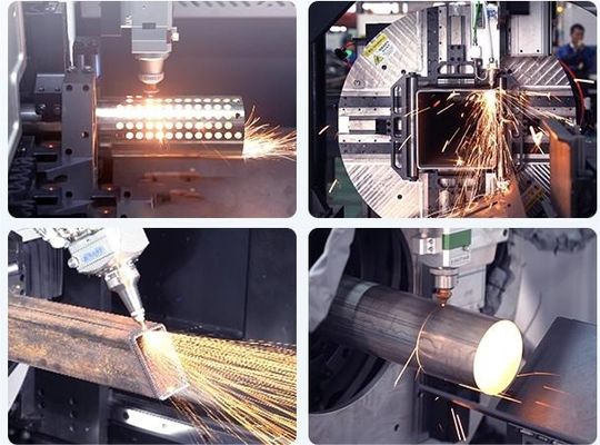 März Expo 3000w 6000w 8,5m 12m Faserlaserschneidemaschine für kleine Rohre und Rohre