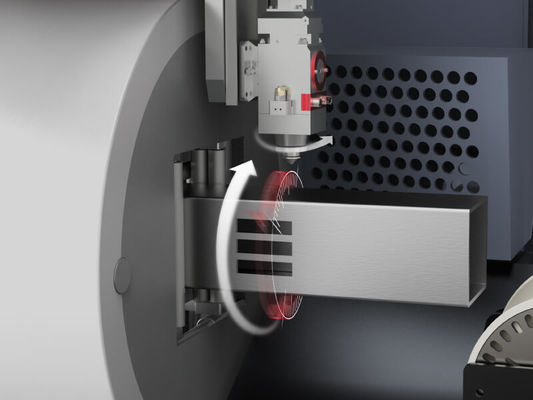 FSCUT-Steuerungssystem Laser 3D-Rohrrohr-Metallschneidemaschine für kontinuierlichen Betrieb