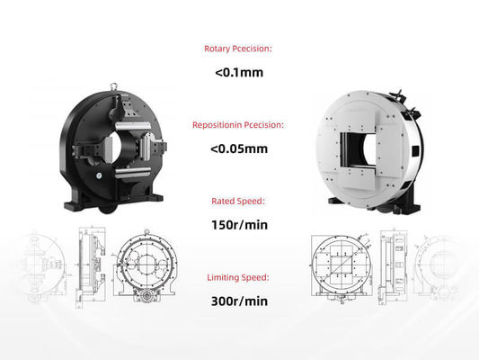 FSCUT-Steuerungssystem Laser 3D-Rohrrohr-Metallschneidemaschine für kontinuierlichen Betrieb