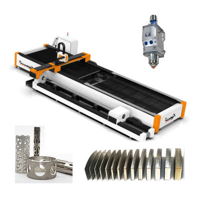 Maschine zum Laserschneiden von Metallplatten und Rohrfasern 1kw-6kw für Schnittgeschwindigkeit 0-100m/min