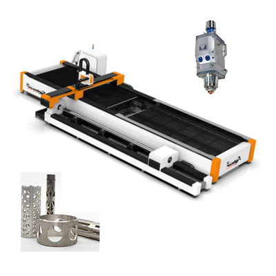 Lasermaschine zum Schneiden von Metallrohr- und Plattenfasern mit Drehachse Schneiddicke 0-30 mm