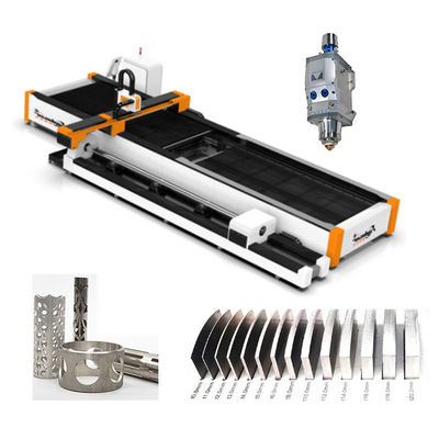 Lasermaschine zum Schneiden von Metallrohr- und Plattenfasern mit Drehachse Schneiddicke 0-30 mm