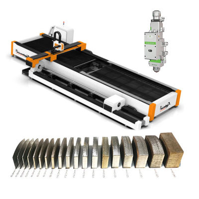 2000w Raytools Laserkopf Metallfaser Laserschneidemaschine für Edelstahlplatte