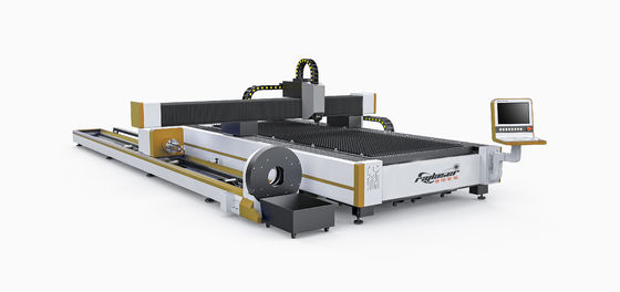 Leading Design CNC-Laser-Metallschneidemaschine für Platten und Rohre Gewicht KG 4500 KG