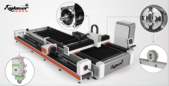 Leading Design CNC-Laser-Metallschneidemaschine für Platten und Rohre Gewicht KG 4500 KG