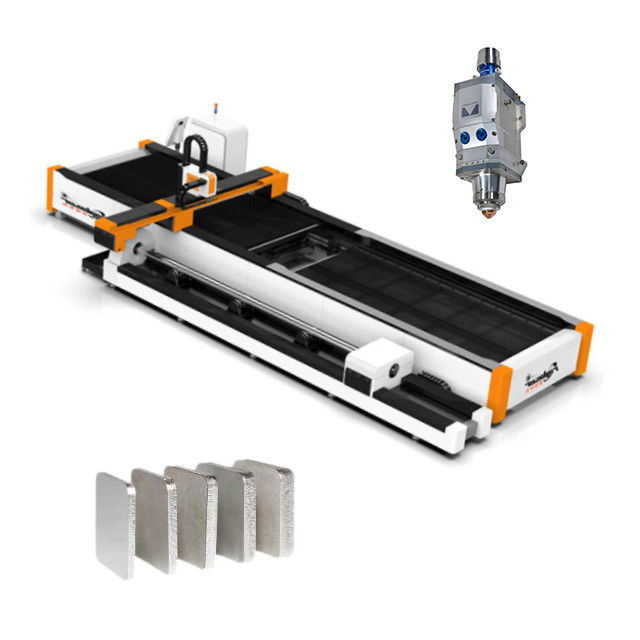 Maschine zum Laserschneiden von Metallplatten und Rohrfasern 1kw-6kw für Schnittgeschwindigkeit 0-100m/min