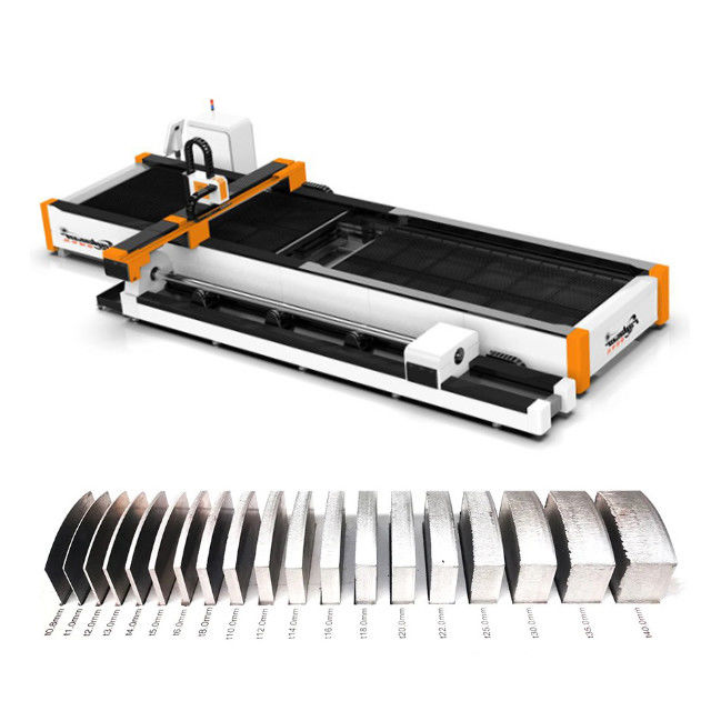 2000w Faserlaserschneidemaschine für Edelstahlrohr Programmierbarer Servomotor CNC